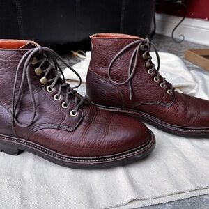 Grant Stone Bison Leather Boots